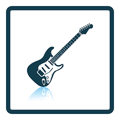 Image showing Electric guitar icon