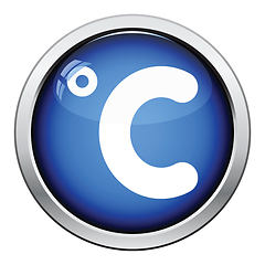 Image showing Celsius degree icon