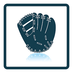 Image showing Baseball glove icon