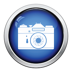 Image showing Icon of retro film photo camera