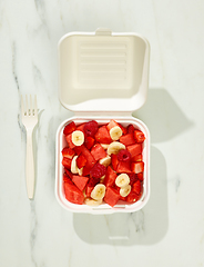 Image showing healthy fresh fruit salad