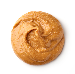 Image showing peanut butter on white background
