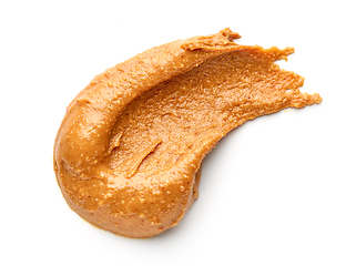 Image showing peanut butter on white background