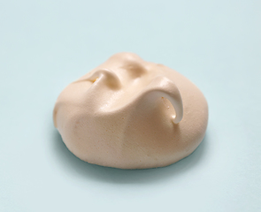 Image showing freshly baked meringue cookie