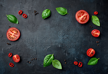 Image showing fresh raw vegetables