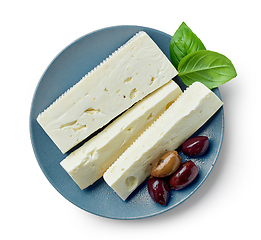 Image showing fresh fitaki cheese