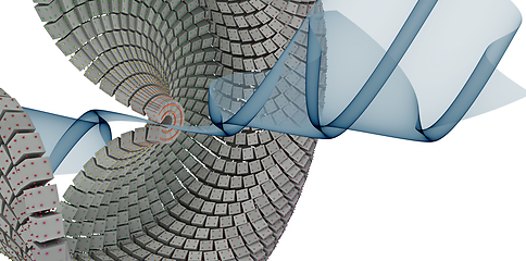 Image showing 3D turbine 