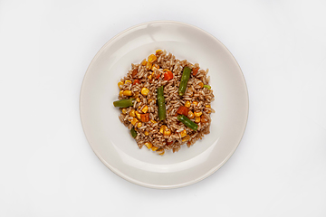 Image showing Roasted Rice And Vegetables