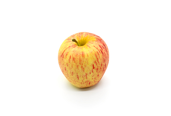 Image showing Tasty juicy apple on a white background