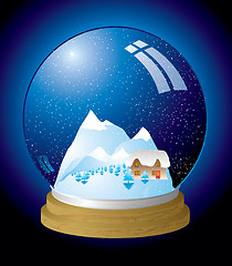 Image showing snow globe modern