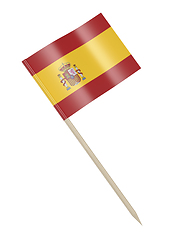 Image showing Spain flag toothpick