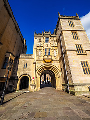 Image showing HDR Great Gatehouse (Abbey Gatehouse) in Bristol