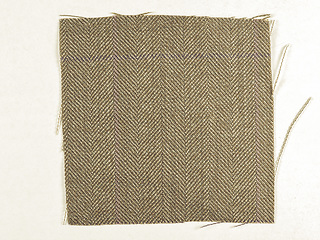 Image showing Vintage looking Brown fabric sample