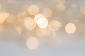Image showing Abstract background. Blurred colorful circles bokeh of christmas