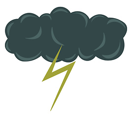 Image showing Adverse weather condition vector or color illustration