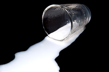 Image showing Spilled Milk  