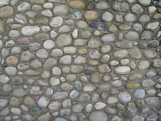 Image showing grey stone wall background