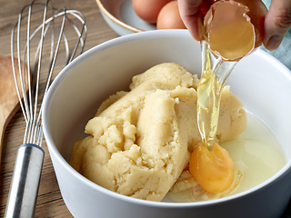 Image showing process of making dough