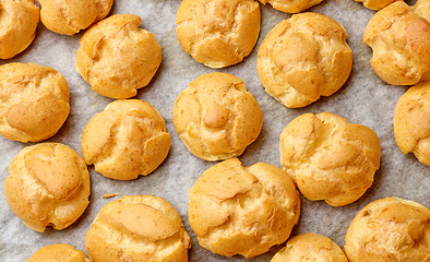 Image showing freshly baked cream puffs