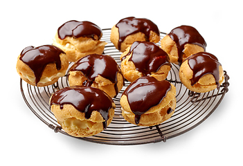 Image showing freshly baked cream puffs