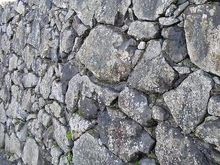 Image showing grey old stone background