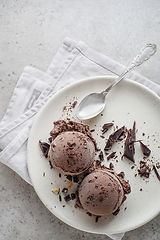 Image showing Chocolate Ice cream