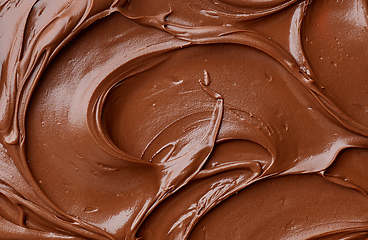 Image showing melted chocolate texture