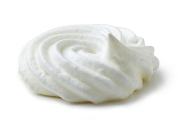 Image showing freshly baked meringue cookie 