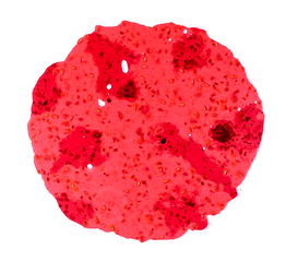 Image showing round shape red jam