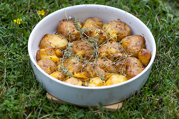 Image showing oven baked potatoes