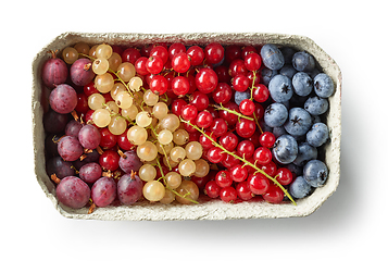 Image showing various fresh organic berries