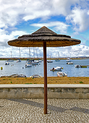 Image showing Fishermens boats in Alvor city