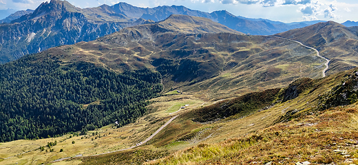 Image showing South Tyrolean Alps in autumn