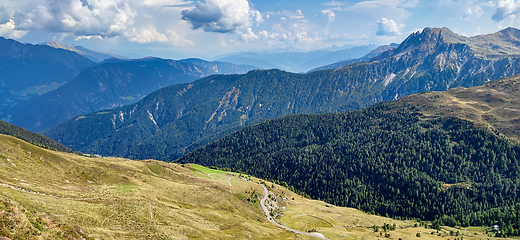 Image showing South Tyrolean Alps in autumn