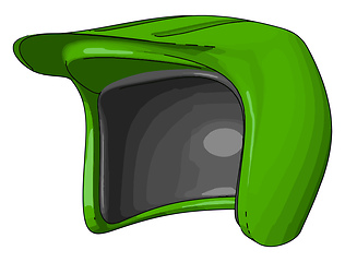 Image showing Use helmet reduce fetal brain injury vector or color illustratio