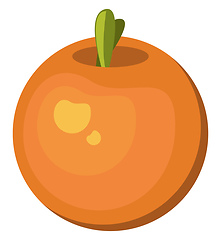 Image showing orange vector color illustration.