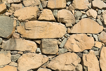 Image showing Old rock wall