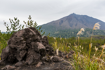 Image showing Japan with Sakurajima Volcano