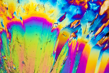 Image showing Trisodium citrate microcrystals