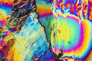 Image showing Trisodium citrate microcrystals