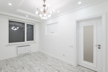 Image showing modern white empty room with window