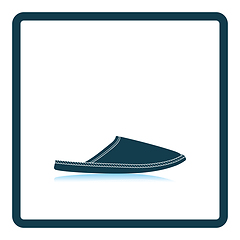 Image showing Man home slipper icon