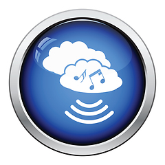 Image showing Music cloud icon