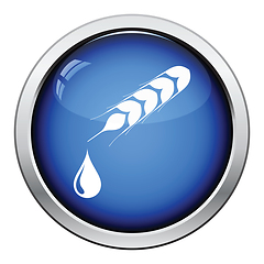 Image showing Wheat with drop icon