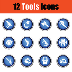 Image showing Tools icon set. 