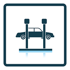 Image showing Car lift icon