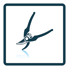 Image showing Garden scissors icon