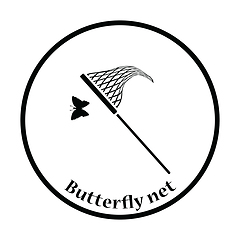 Image showing Butterfly net  icon