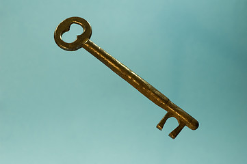Image showing An old key