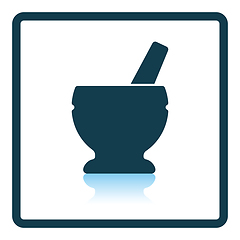 Image showing Mortar and pestle icon